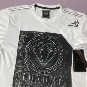 CR-24 Bordo Cromato T Shirt‎ Men's Size Small 'LUXURY' 3D Embossed Retail $78